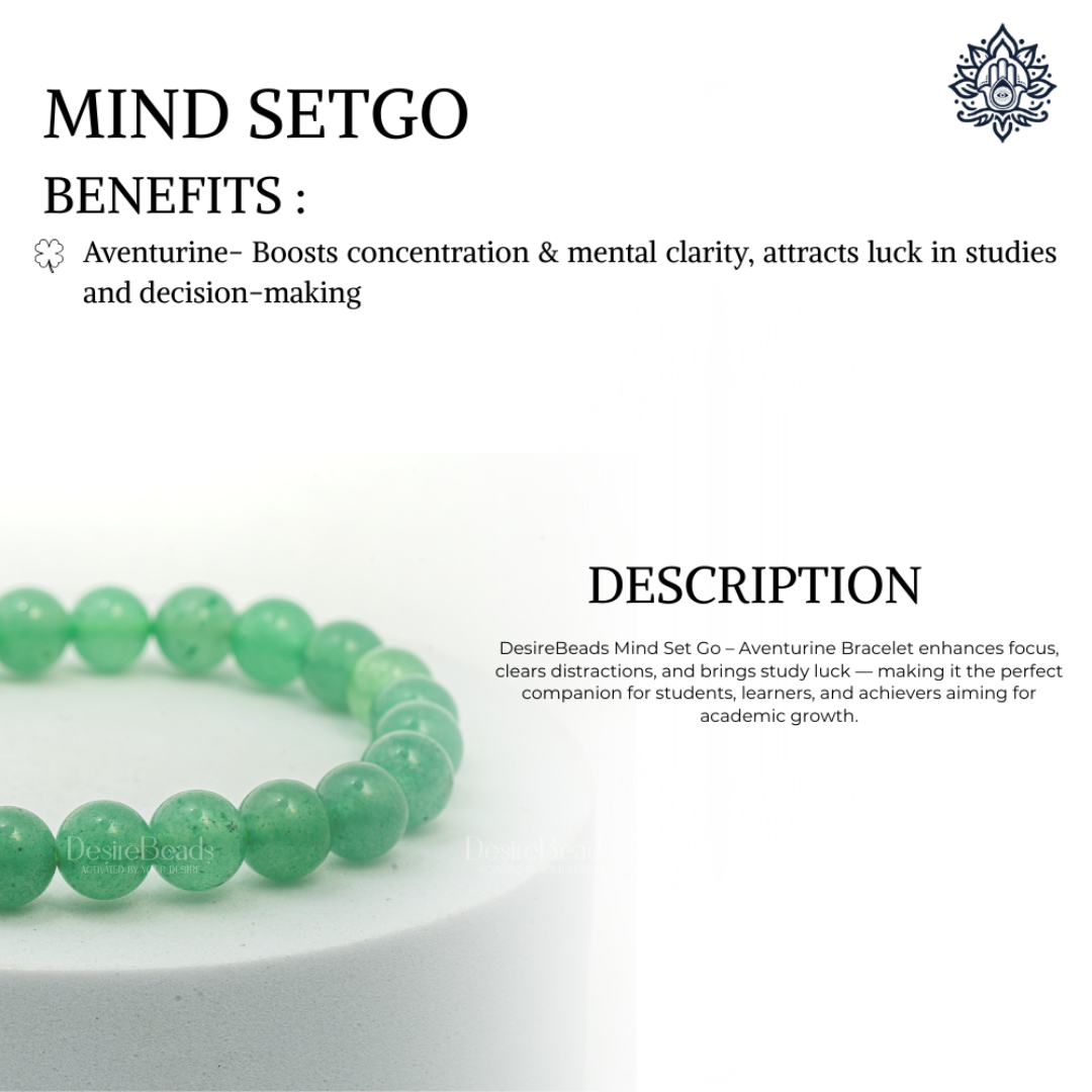 DesireBeads Mind Set Go Bracelet - Aventurine