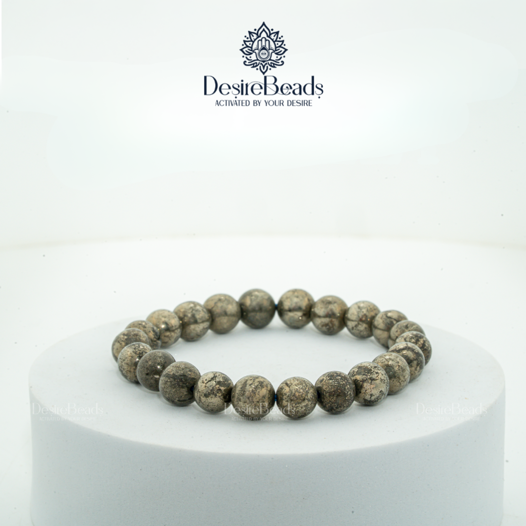 DesireBeads Raw Pyrite Bracelet