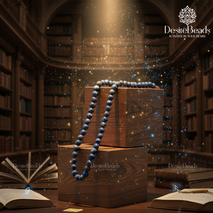 DesireBeads Focus Flicker Mala - Lapis Lazuli